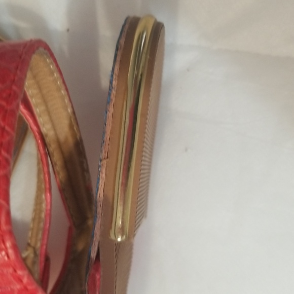 Follies orange red sandals size 40 - Picture 6 of 6